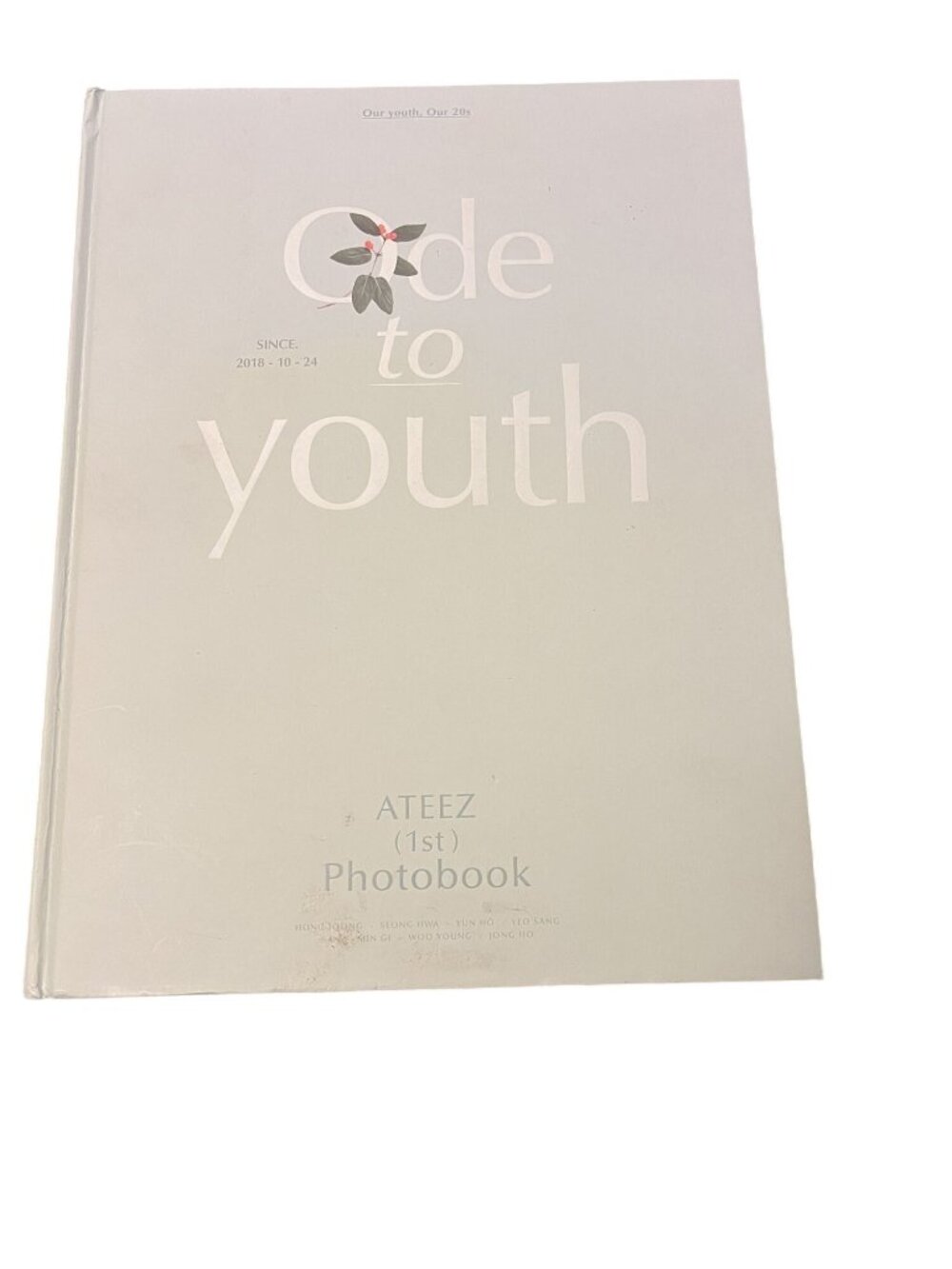 Ateez 1st  Ode To Youth Hardcover Group Photos Memories 2018 K-Pop Collectible